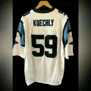 Luke Keuchly 59 Nike Vapor ELITE Pro‎ Line Carolina Panthers Sewn Jersey Sz 40